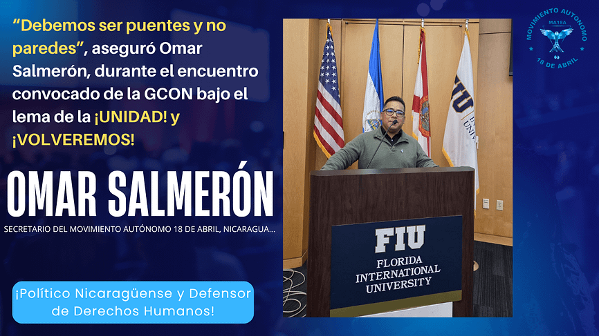 Miniatura de YouTube conferencia de persona importante moderno profesional azul